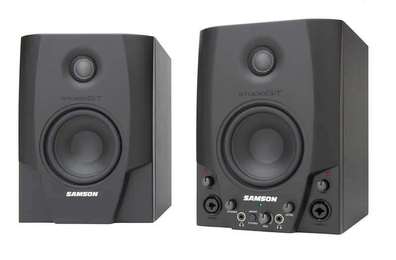 Samson Studio GT Active Studio Monitors w/ USB Audio Interface (Pair) image 1