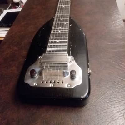 Vintage Electric 6-String Lap Steel Art Deco Guitar with original case 40's-50's image 2
