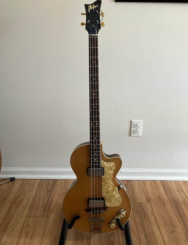 1965 Hofner 500/2 Club Bass - Natural image 1