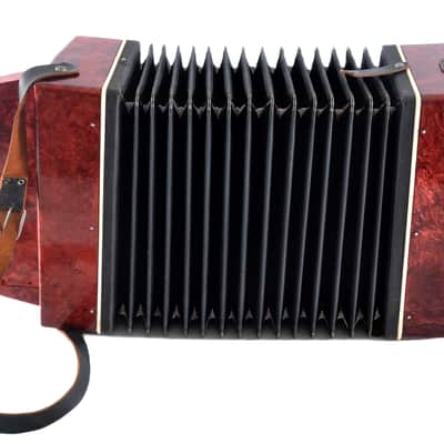 Vintage Marichka Button Accordion, USSR Concertina, Folk Instrument image 17