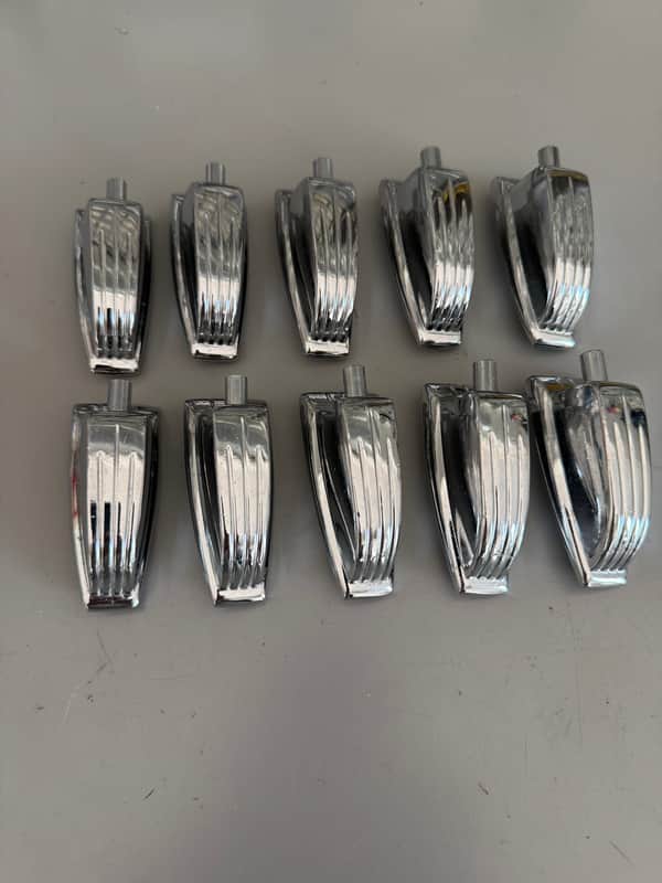 Set of (10) Vintage Ludwig Large Classic Lugs...Bass and Toms, Remarkably Clean! image 1