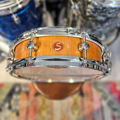 Sugar Percussion 14x4" Cherry Stave Shell Snare image 1
