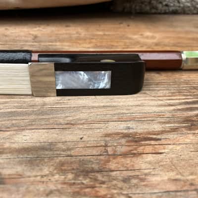 Double Bass French Bow - Erich Steiner - Fully Refurbed - New Hair - Excellent image 18