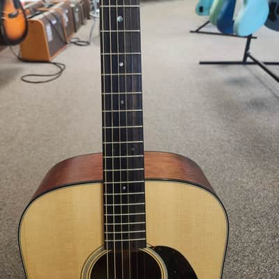 Used 2025 Martin D-18 Satin Acoustic Guitar - Natural Satin with Fishman Pickup and Martin Hardshell Case image 5