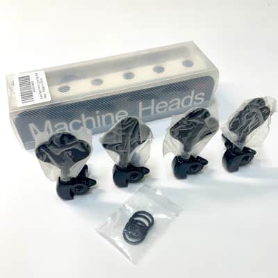 Guyker Open frame 4 right hand 1:20 ratio Tuners pegs Black image 1