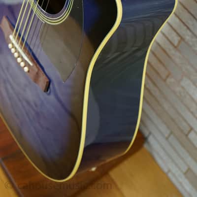 Ibanez PF15ECE Performance - Trans Blue Sunburst image 6