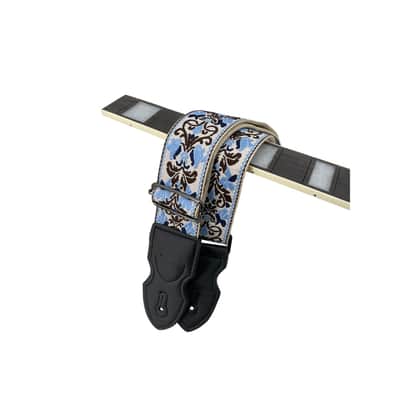 Shackles Embroidered Electric Guitar Strap - Adjustable Punk/Metal Style image 9