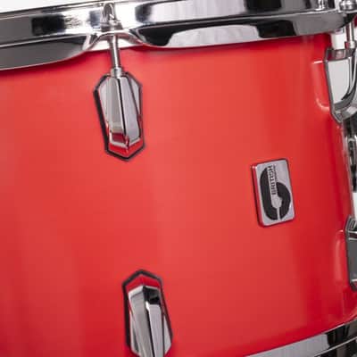 British Drum Company Enigma 3pc Club Drum Set Satin Scarlett. New with Full Warranty! image 17