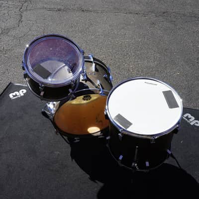 Sonor/German Phonic Series 3pc Pure Beechwood Jazz Shell Pack - Ebony Oil Finish | 60's/70's Vintage 13", 16", 20" image 8