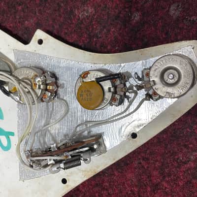 Fender Stratocaster 1974 - 1975 Loaded Pickguard Factory Original Wiring Harness image 6
