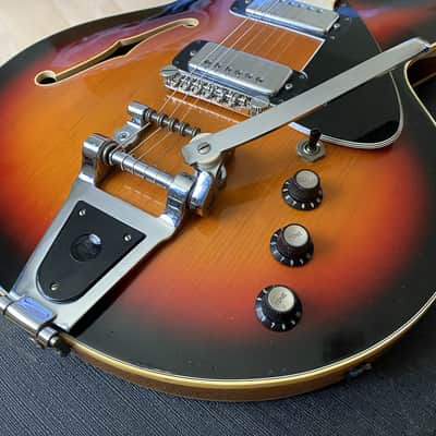 1974 Framus Billy Lorento Semi-acoustic guitar w/HSC and original warranty card - very rare! image 15