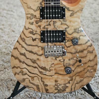 PRS SE Custom 24 Burled Ash  Natural image 1