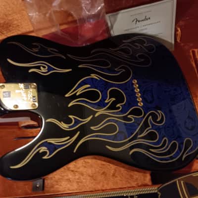 ‘07 Fender | Telecaster | James Burton Signature | Blue Paisley Flames | USA 🇺🇸 image 15