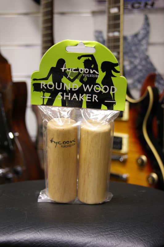 Tycoon TS-40 Round Wood Shakers in Siam Oak (pair) image 1