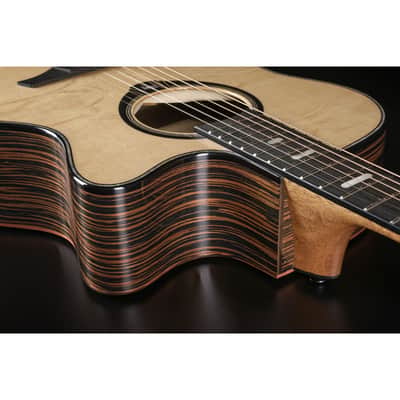 Lag HV50ACE HyVibe 50 Auditorium Bevel Cutaway Solid Engelmann Spruce Top Khaya Neck 6-String Acoustic Electric Guitar w/Gig Bag image 7
