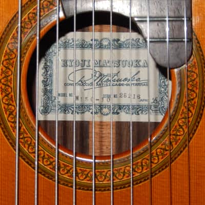 RARITY - RYOJI MATSUOKA M150-10 1985 - 10 STRING CLASSICAL CONCERT GUITAR image 5