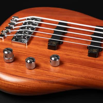 2017 Warwick Teambuilt Pro Series Corvette Bubinga 5A - Natural Transparent | German 5-String Electric Bass Ovangkol Neck Active / Passive Electronics image 20