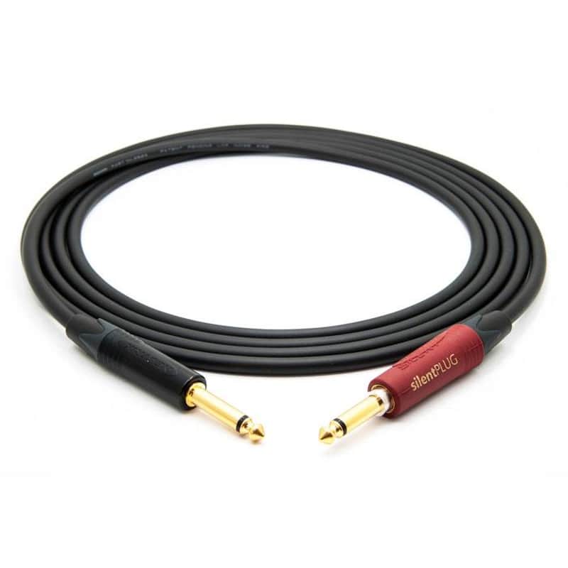 Photos - Instrument Cable MOGAMI Silent Series 10 FT Guitar Cable Straight Plug Gold 