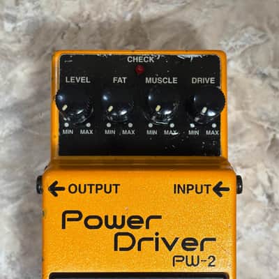 Boss PW-2 Power Driver (Silver Label) 1996 (October) Orange Metallic image 3