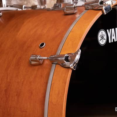 YAMAHA MAPLE CUSTOM ABSOLUTE NOUVEAU 4 PIECE DRUM KIT, VINTAGE NATURAL (PRE-LOVED) image 12