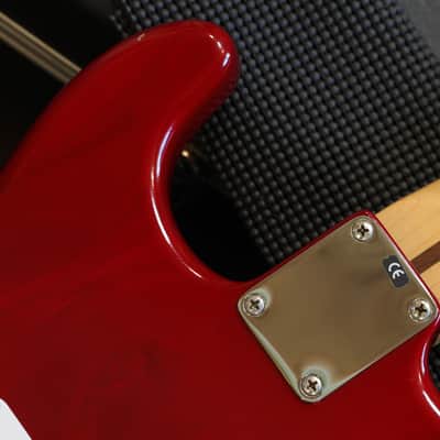 2002 Fender Highway 1 Stratocaster HSS Electric Guitar Transparent Dakota Red + OHSC image 13