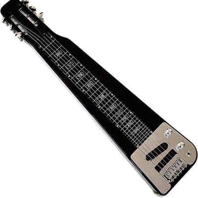 Batking Lap Steel Guitar 6 String Slotted Head Stock Electric Slide Steel Guitar-bk w bag w slide image 4