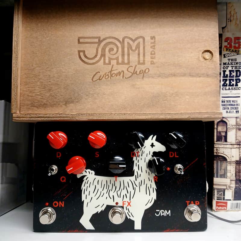 JAM Pedals Delay Llama Supreme 2010s - Hand Painted image 1