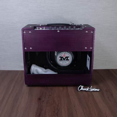 Magnatone Super Fifteen 1x12-Inch Tube Combo Guitar Amplifier - Purple image 3