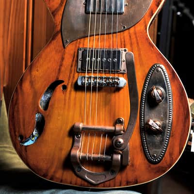 Postal Handmade DeltDelta Zephyr-Copper Reduced 2014 Sunburst - Aged Copper Hardware image 5
