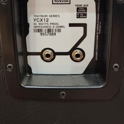 Traynor (Yorkville) YCX12 80 Watt Extension Speaker Cabinet Celestion 2020s Canada image 8