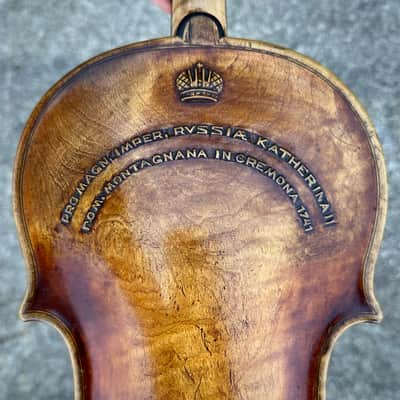 Old Grafted Montagnana Label Violin attributed to Nicholas Vasich 4/4 image 21