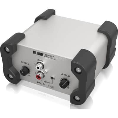 Klark Teknik DI-10P Stereo Passive Direct Box w/Summed Mono Output (OPEN BOX) image 2