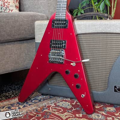 Gibson Flying V, Candy Apple Red, Kahler 1985 - Used