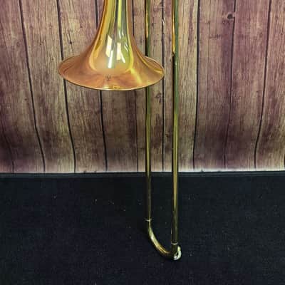 Yamaha YSL-356R intermediate F-Attachment Trombone - Made in Japan - Rose Brass Bell image 4