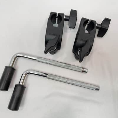 2X Roland MDH-6U V-Drum 1.5 inch Rack Clamp + L Arm - Pad Tom Snare Mount 7U image 3