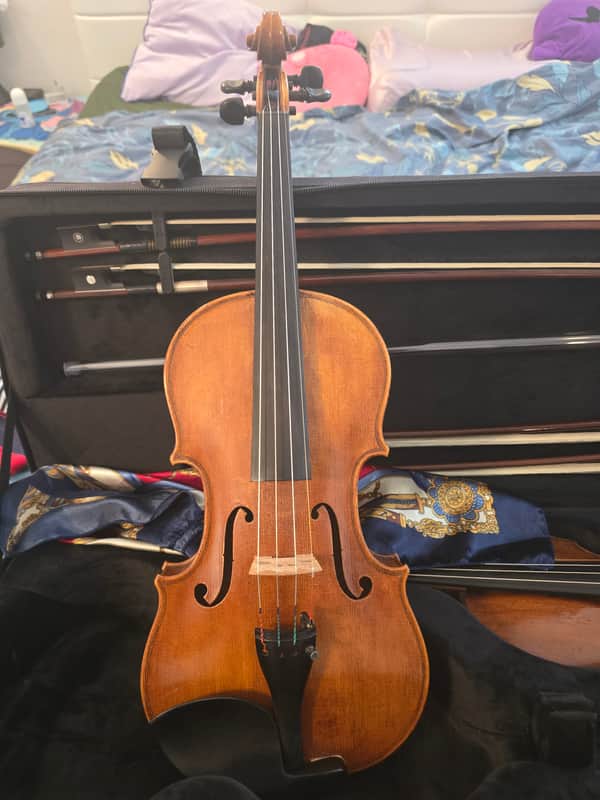 Beautiful One Piece Back Daniel Moinel 4/4 1948 Professional Violin, perfectly setup in Edinburgh and played in professional Orchestra, Warm Silvery big sound, incredibly easy to play. Suitable for orchestra or soloist playing. image 1