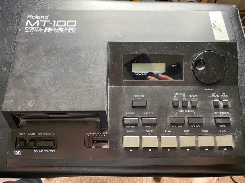 Roland MT-100 Digital Sequencer and Sound Module Black image 1