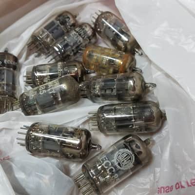 Amperex ONE (1) 6AQ8 AT1000 Weak Vacuum Tube Heerlen ECC85 dual triode 1962-1971 image 3