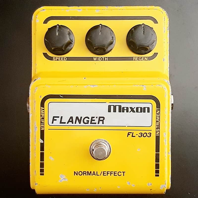 1970s - Reticon SAD1024 - Vintage Maxon Ibanez FL-303 Flanger 1976 - Yellow image 1