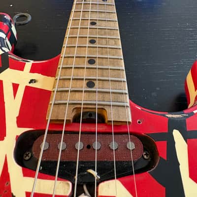 EVH Striped series Frankie Frankenstrat Relic image 4