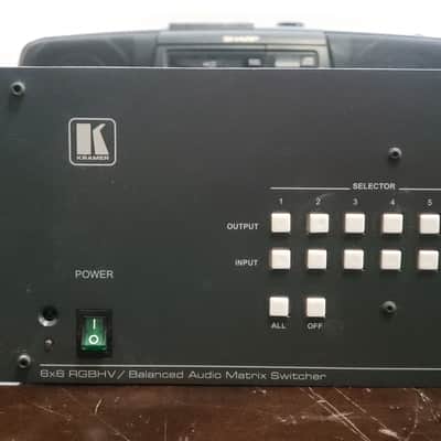 Kramer VP-66ETH Balanced Matrix Switcher 2000s - Black image 2