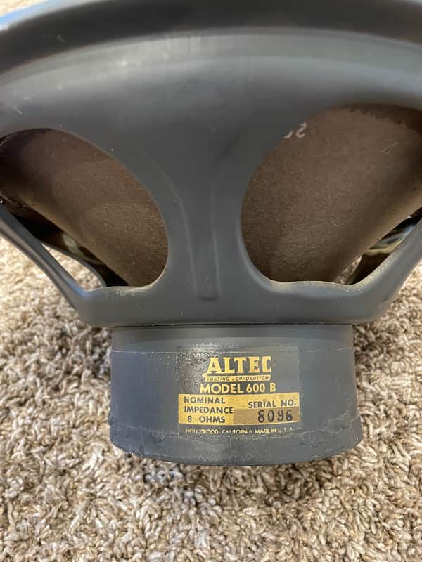 Altec 600b 1950s vintage speaker image 1