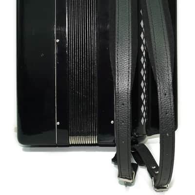Bayan Accordion Tulskiy Tula 3 Row Chromatic Button Accordion 120 Bass, Vintage Music Box B System, New Straps, Soviet Harmonica, 2758 image 9