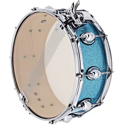 Premier Genista Classic 14" x 5.5" Birch Aqua Sparkle Snare Drum PGB1455SAQX image 5
