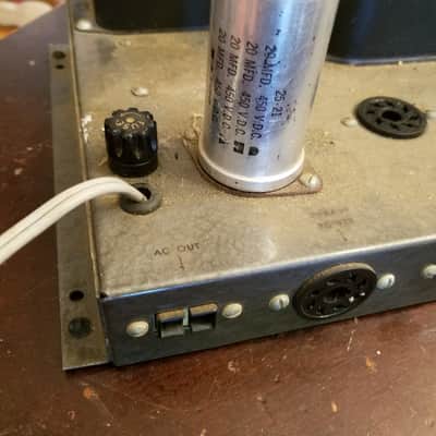 Heathkit W4-AM Tube Mono 5881 Power Amplifier Williamson 1955 - Hammered Grey Steel Paint image 10