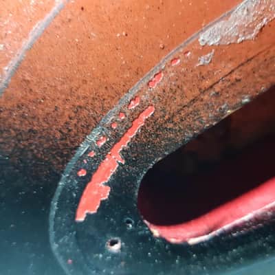 1963 FENDER JAGUAR BODY USA - DAKOTA RED CUSTOM COLOUR image 6