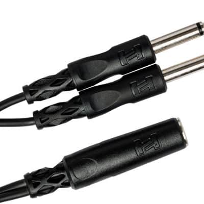 Hosa - YPP-106 - Y-Cable - 1/4 in TSF to Dual 1/4 in TS image 3