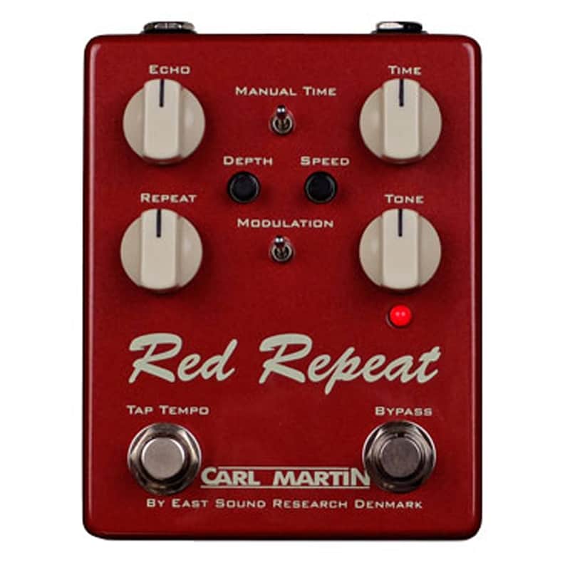 Carl Martin Red Repeat V3 Delay with Tap Tempo image 1