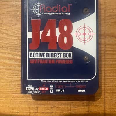 Radial J48 Active Direct Box 2010s - Blue image 1