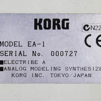 Korg Electribe-A EA-1 Analog Modeling Synthesizer 1999 - Silver image 10
